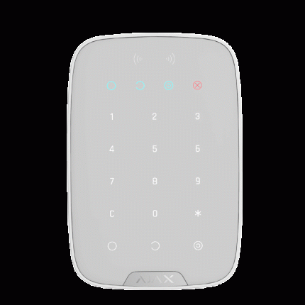 AJAX SYSTEMS - KEYPAD PLUS WHITE