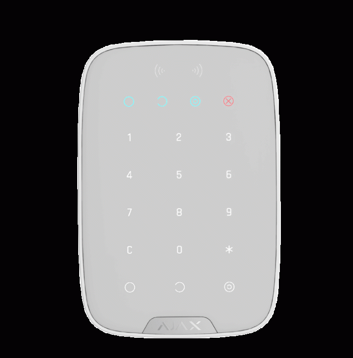 AJAX SYSTEMS - KEYPAD PLUS WHITE