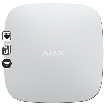 AJAX SYSTEMS - HUB 2 (4G) WHITE