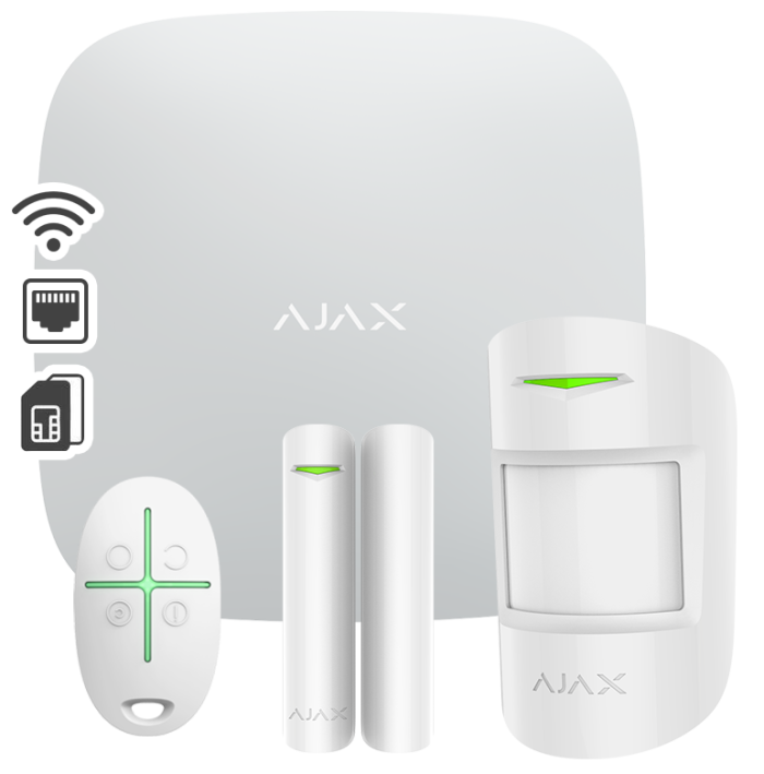 AJAX SYSTEMS - STARTER KIT PLUS WHITE