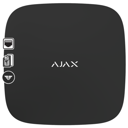 AJAX SYSTEMS - HUB 2 (4G) BLACK