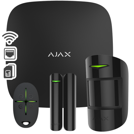 AJAX SYSTEMS - STARTER KIT PLUS BLACK